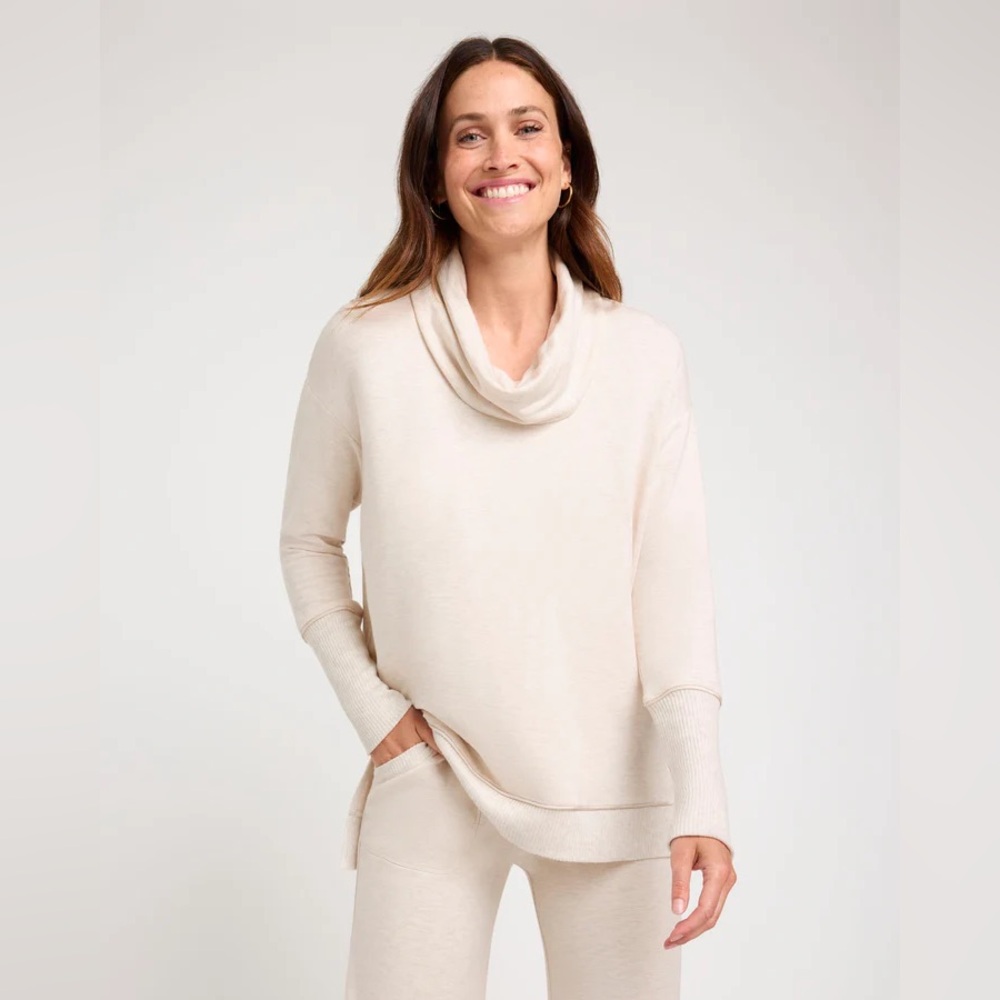 SPLENDID SOFT FLEECE PLUSH COWL NECK PULLOVER ❤️NWT❤️IN STORES❤️